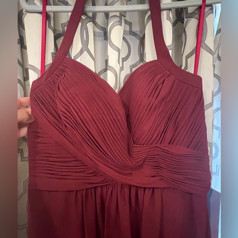 Simply brand Special Occasion dress. Burgundy/Wine color. Size 10. NEW w/tag.